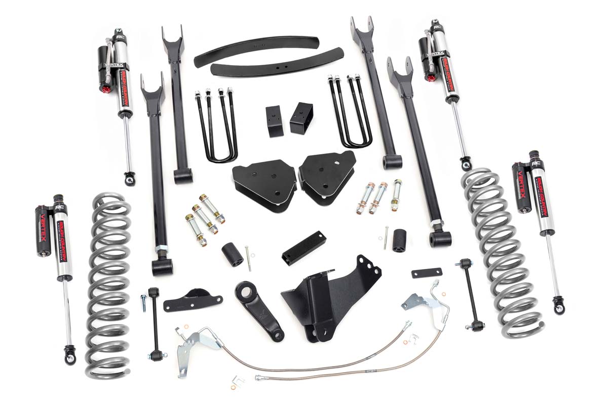 Ford F-250 Super Duty Suspension Lift Kit - Rough Country - 4 Link | Vertex | 6 Inch - '08-'10